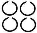 EMPI Replacement Circlips, Pack of 4 image 0
