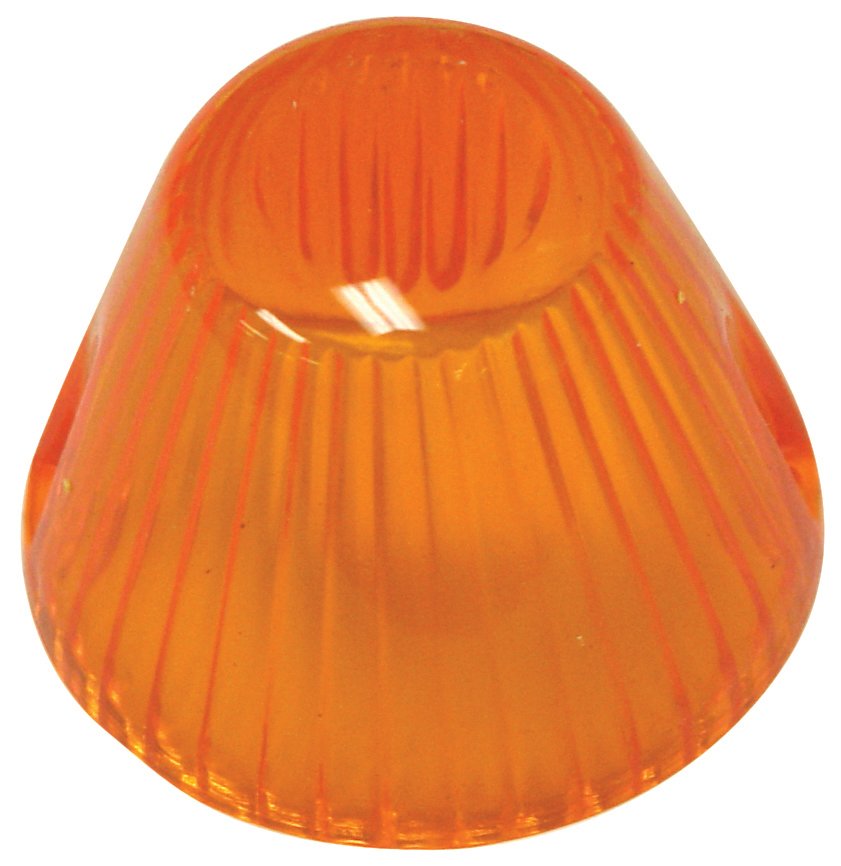 Turn Signal Lens, Bullet, Amber image 0