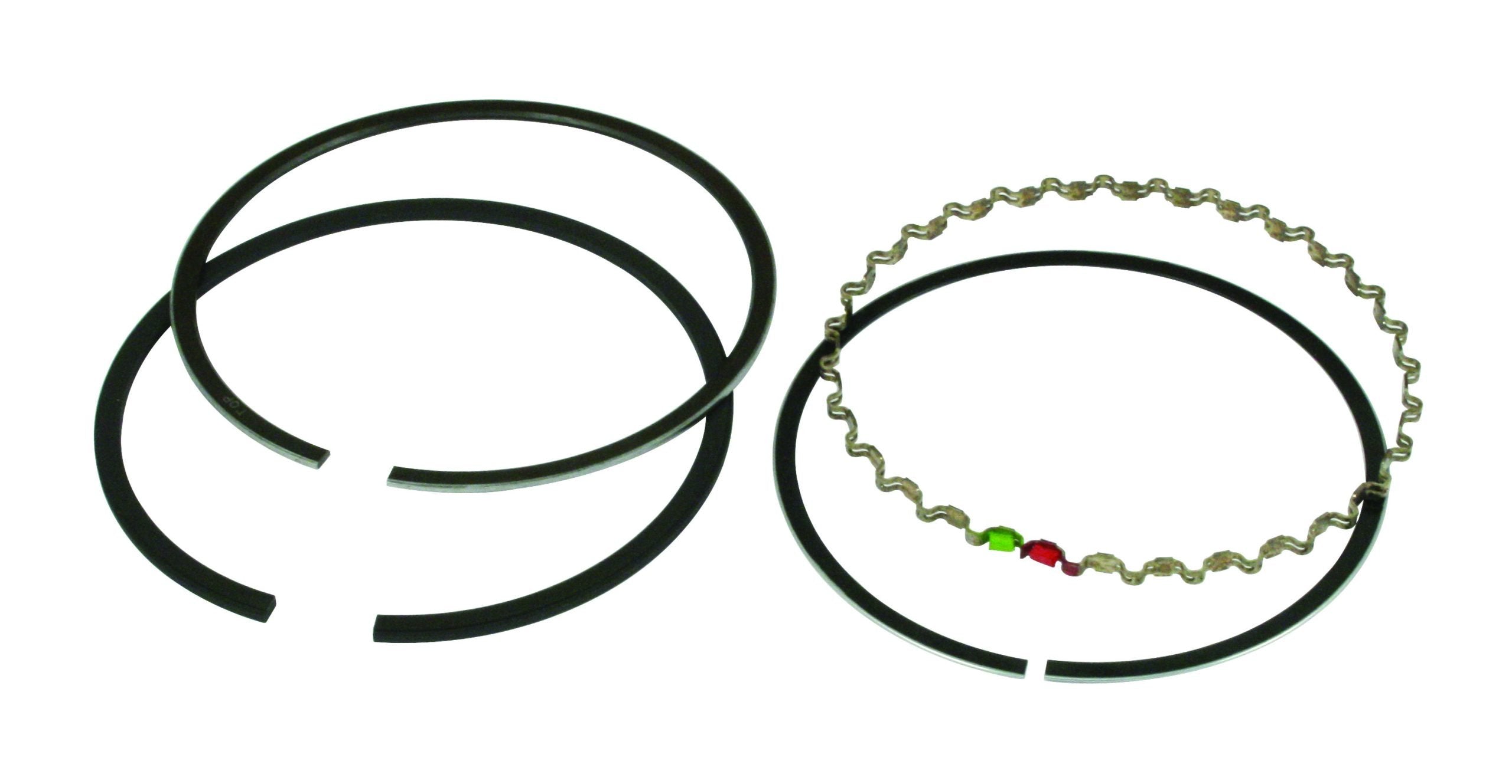 Piston Ring Set, Cast Top Ring 92mm image 0