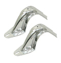 Chrome Deck Lid Brackets, Pair image 0