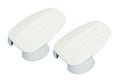 Coat Hook, White, Pair image 0