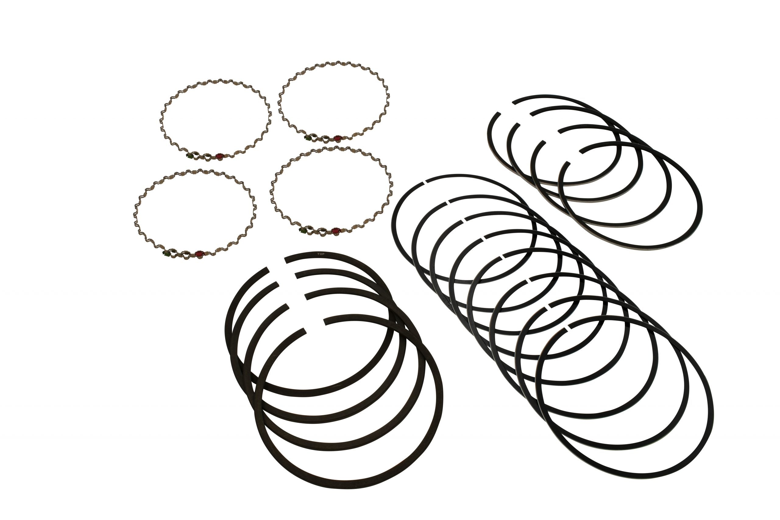Piston Ring Set, Cast Top Ring 94mm image 0