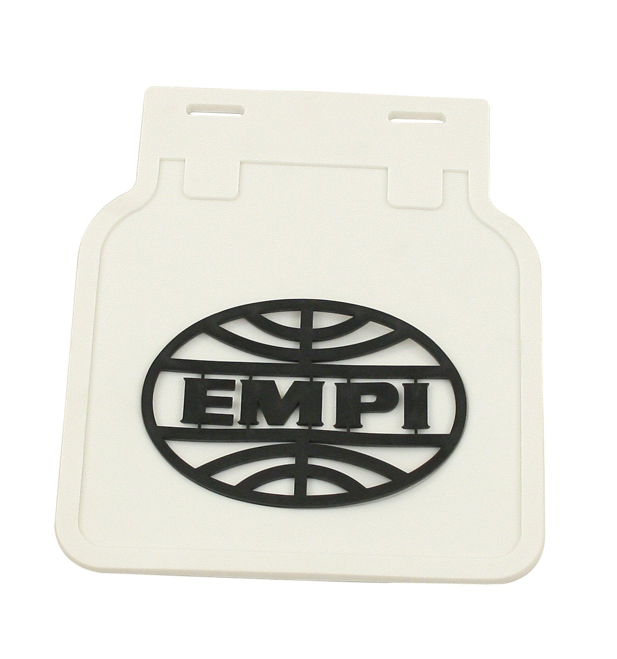 Mud Flaps, White with Black Logo, Type 1, Pair image 0