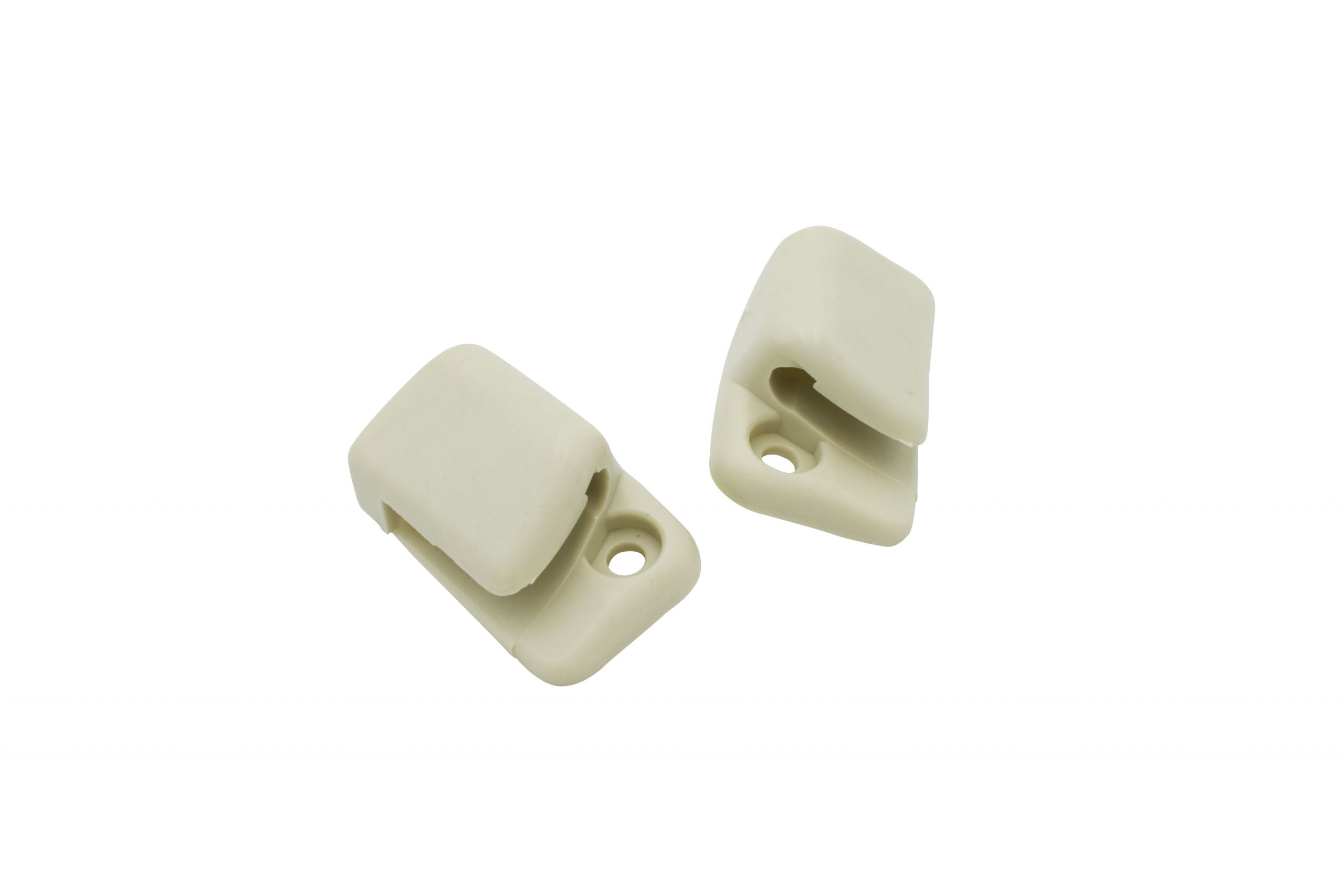 Sunvisor Clip, White, Pair EMPI image 0