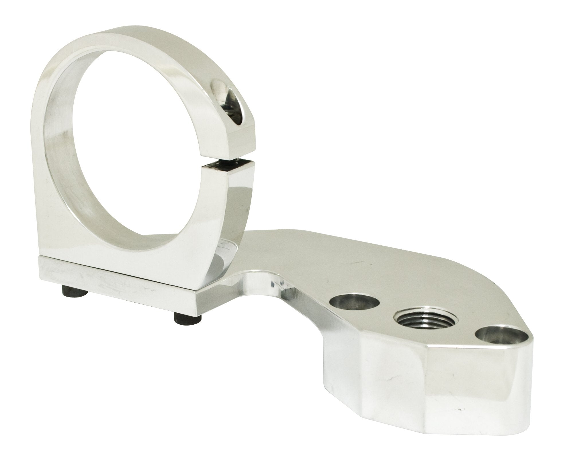 Billet Combo Fuel Pump Block-Off / Coil Mount, Polished image 0